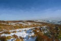 The Roaches.Â A digital oil painting of a winter landscape in the Peak District National Park, UK